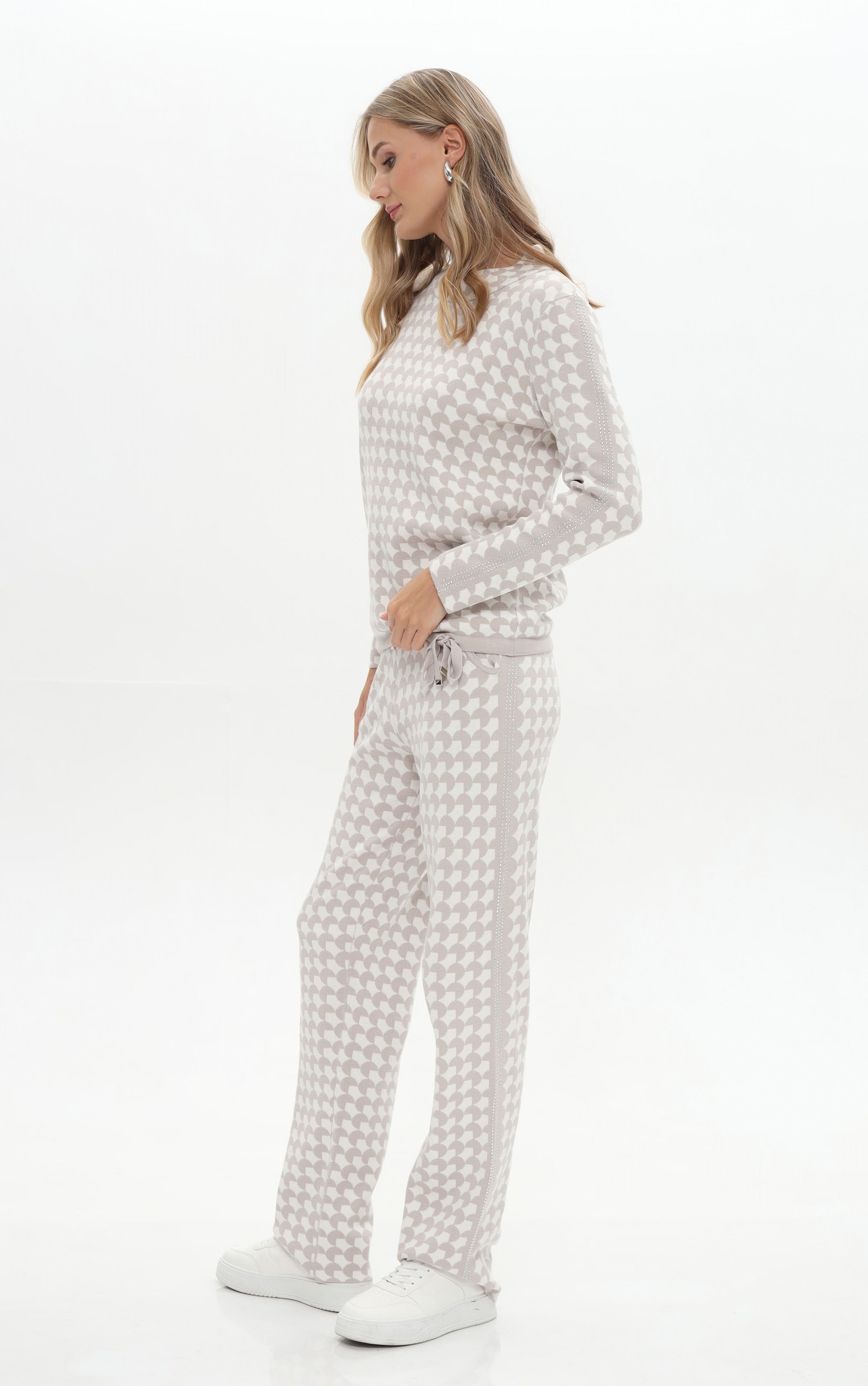 Pullover mit Allover-Muster