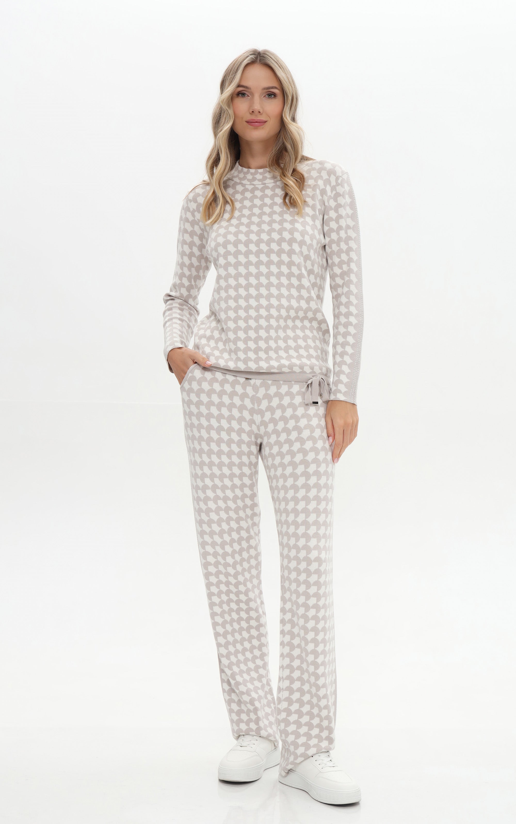 Pullover mit Allover-Muster