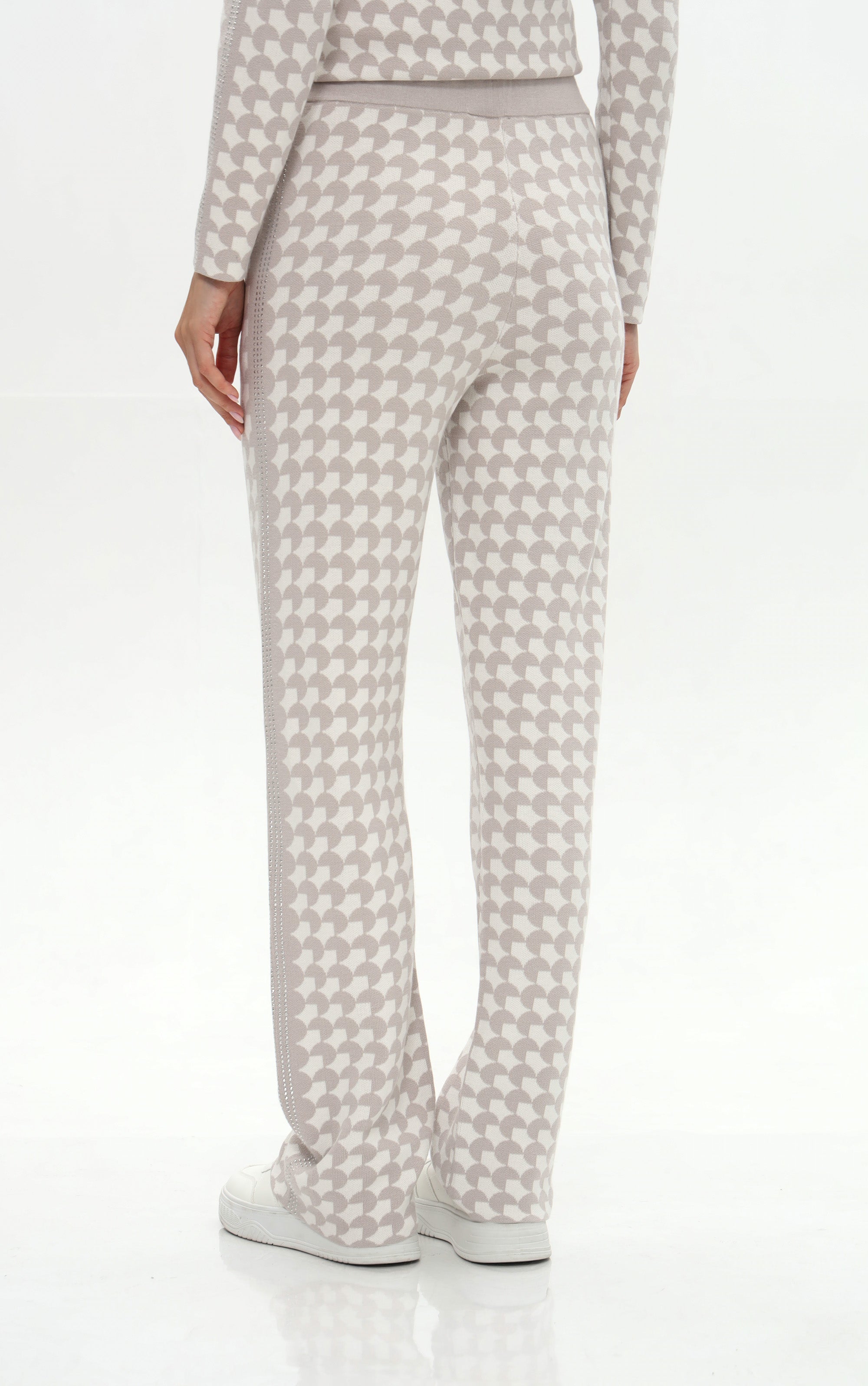 Strickhose mit Allover-Muster