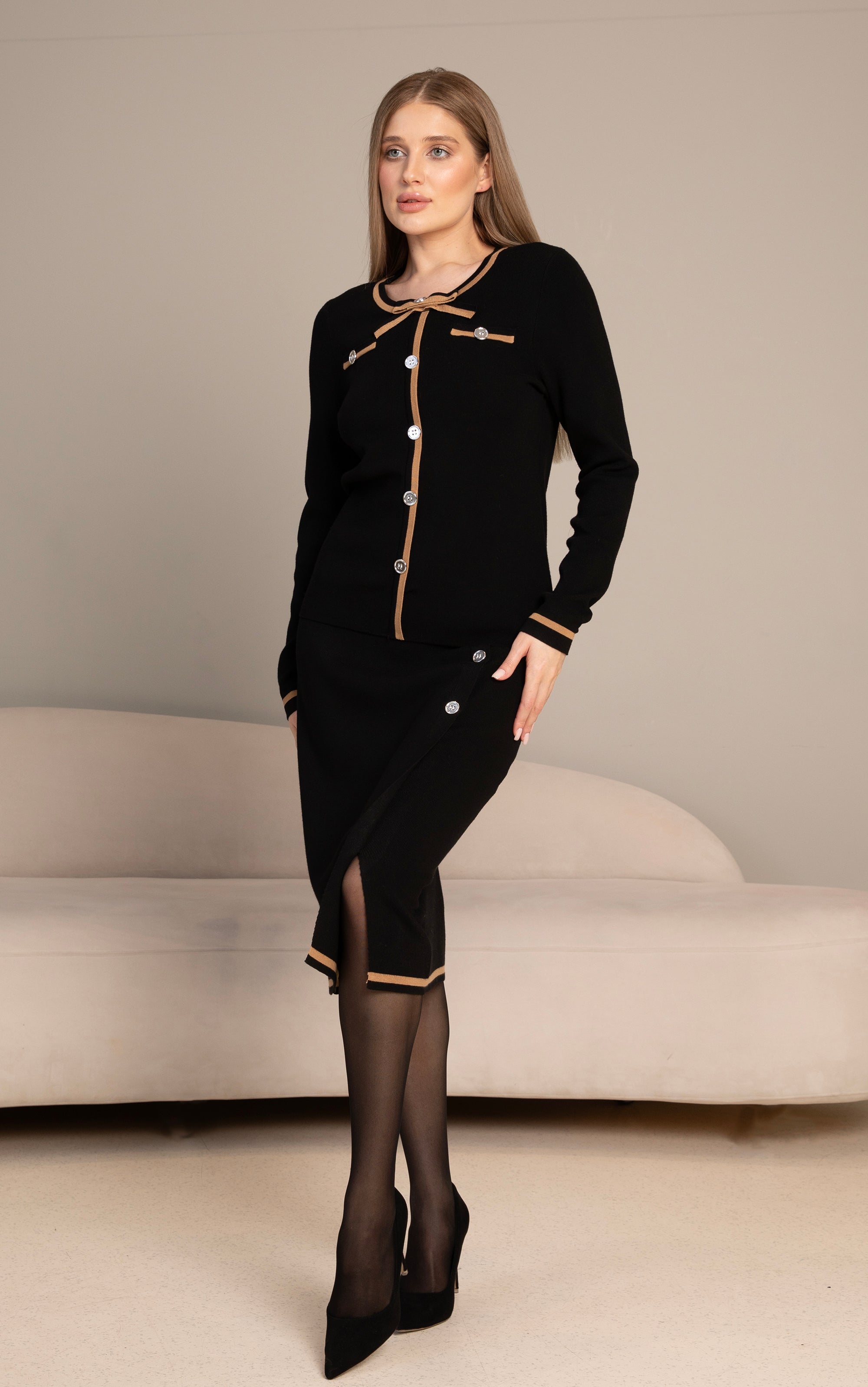 Pullover mit Schleifendetail