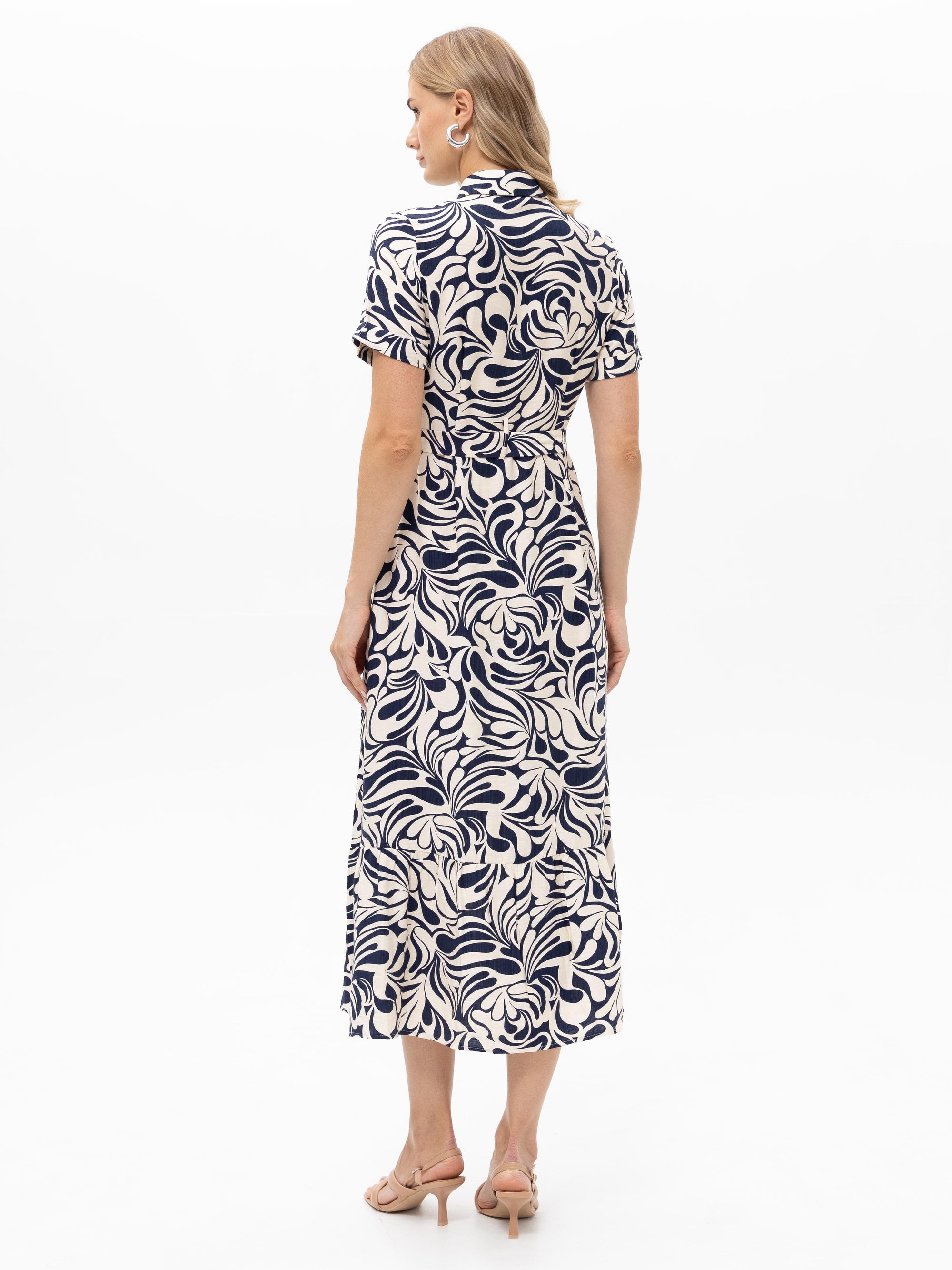 Sommerkleid mit Grafik-Muster