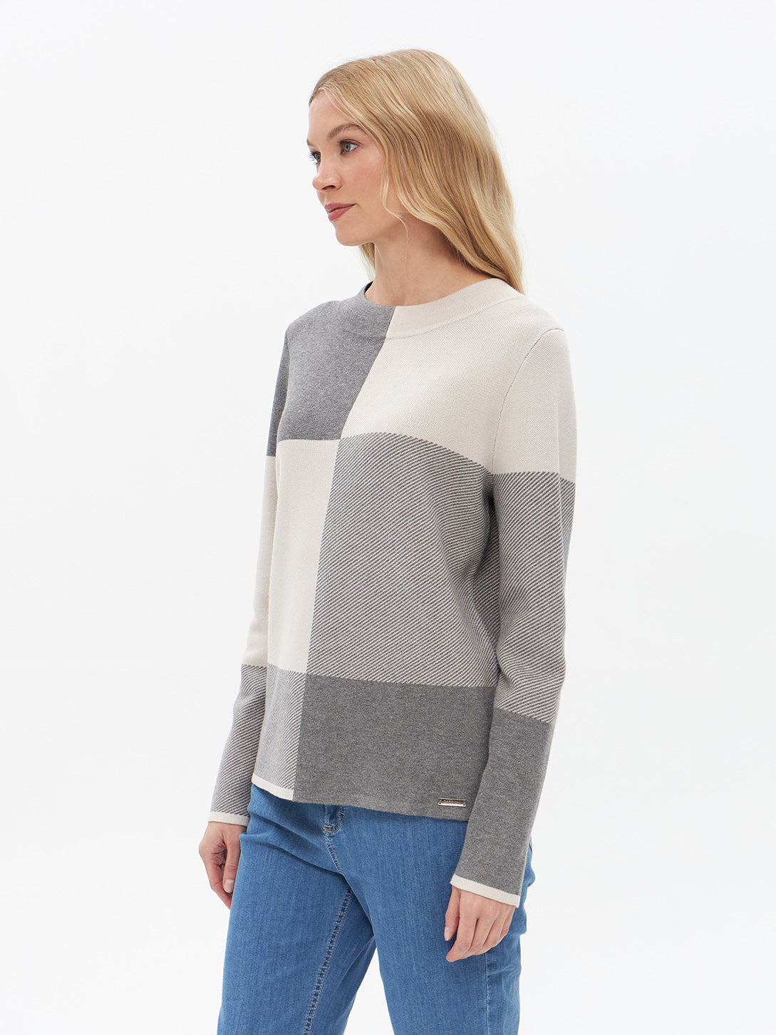 Pullover mit Colorblock-Design