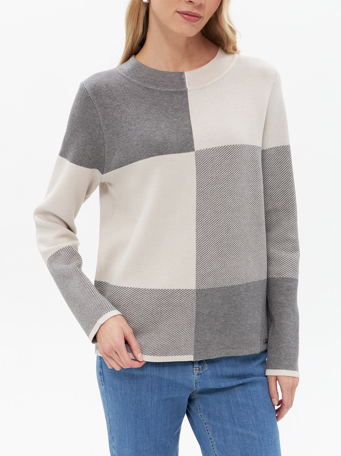 Pullover mit Colorblock-Design