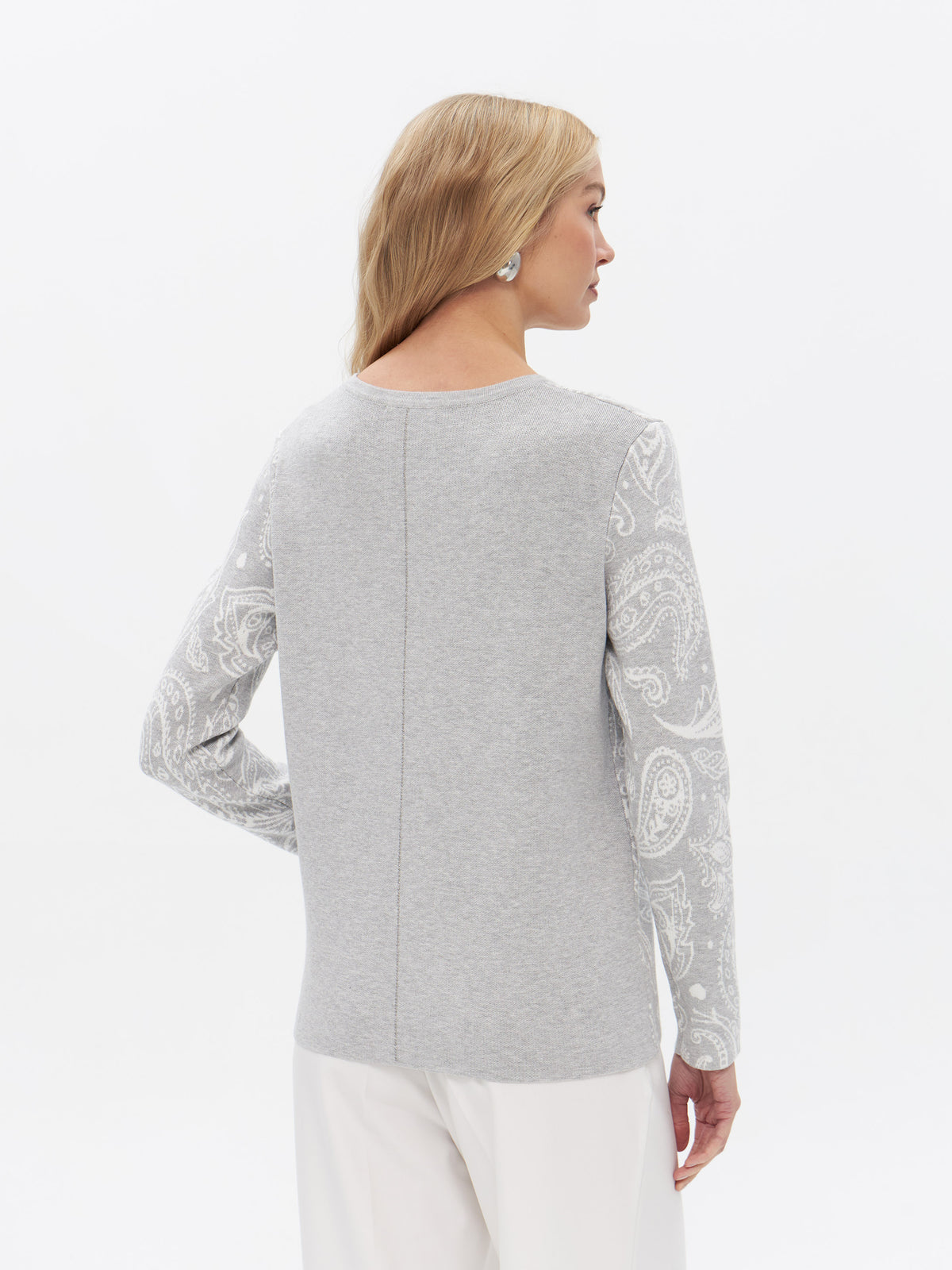 Pullover mit Paisley Muster