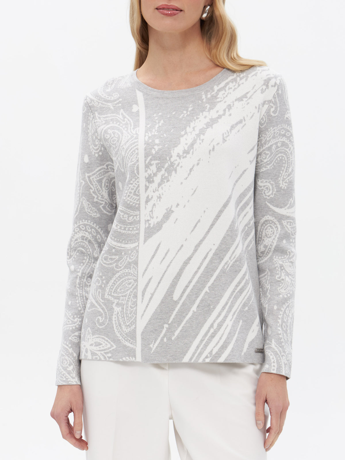 Pullover mit Paisley Muster