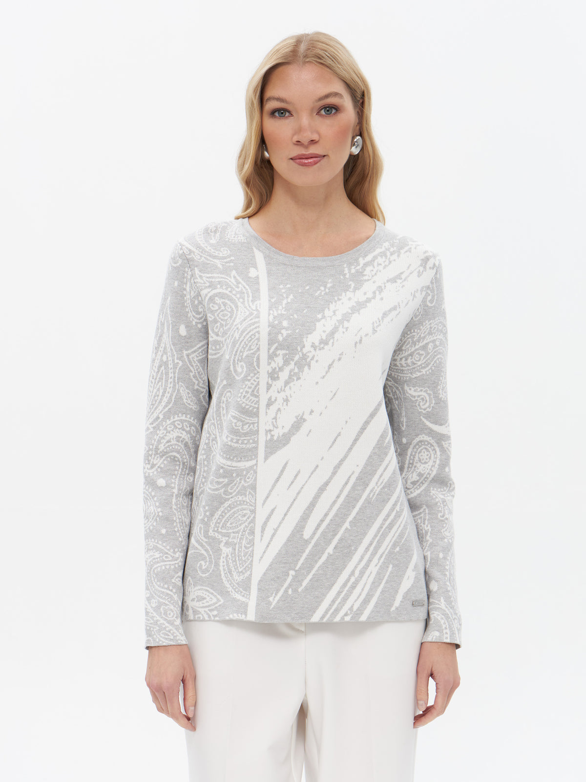 Pullover mit Paisley Muster