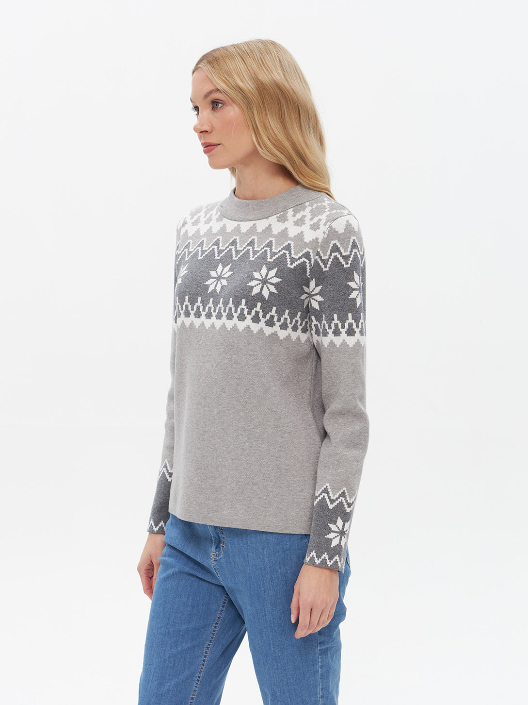 Pullover mit Norwegermuster