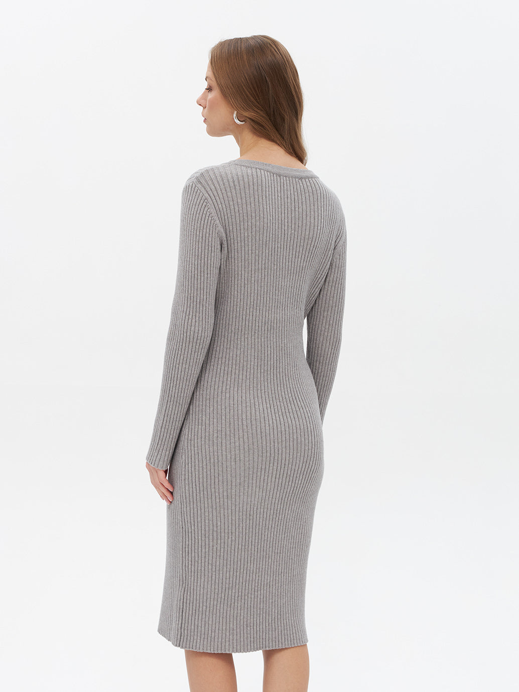 Midi Strickkleid