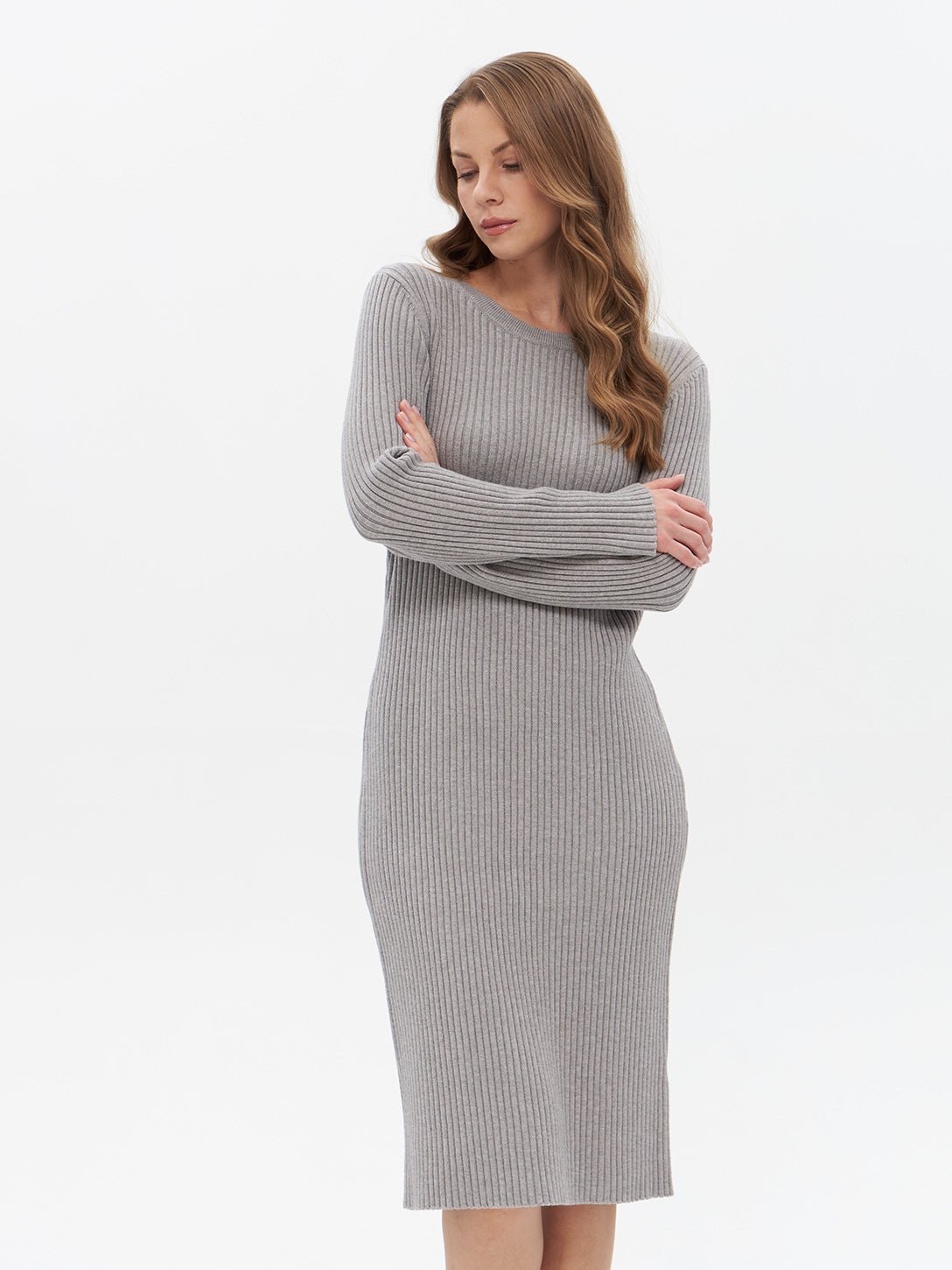 Midi Strickkleid