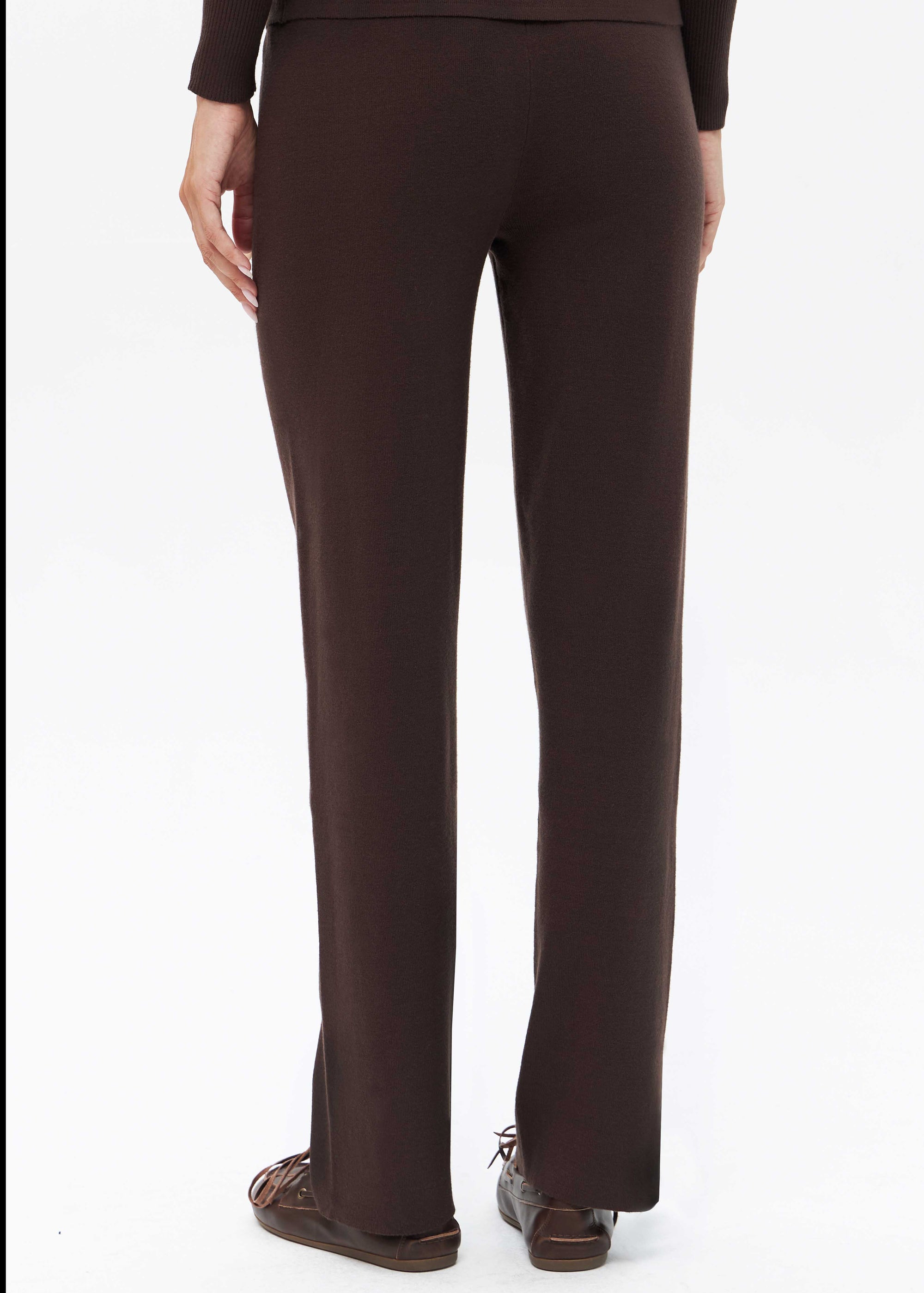 Gerade Feinstrickhose