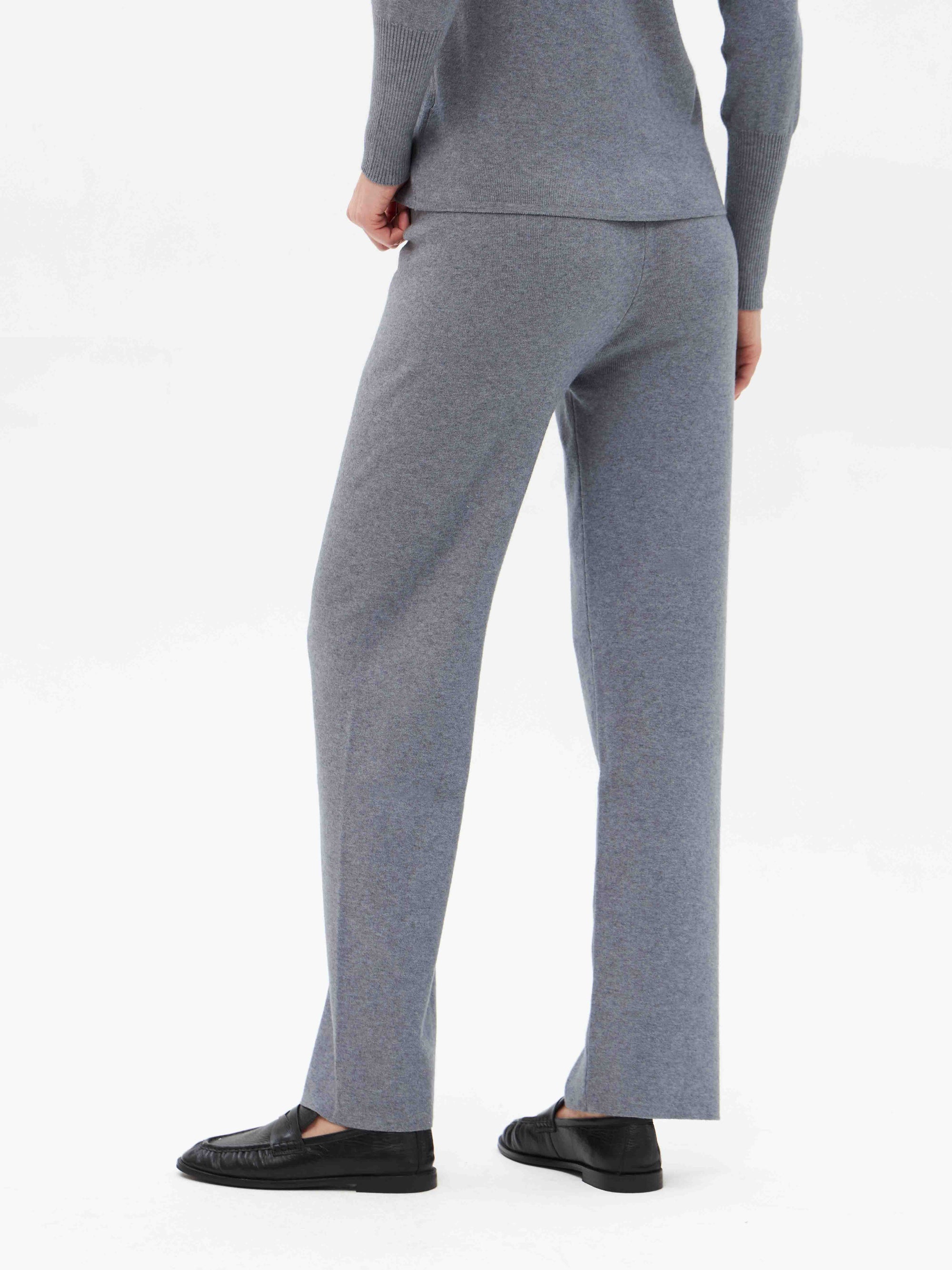 Gerade Feinstrickhose