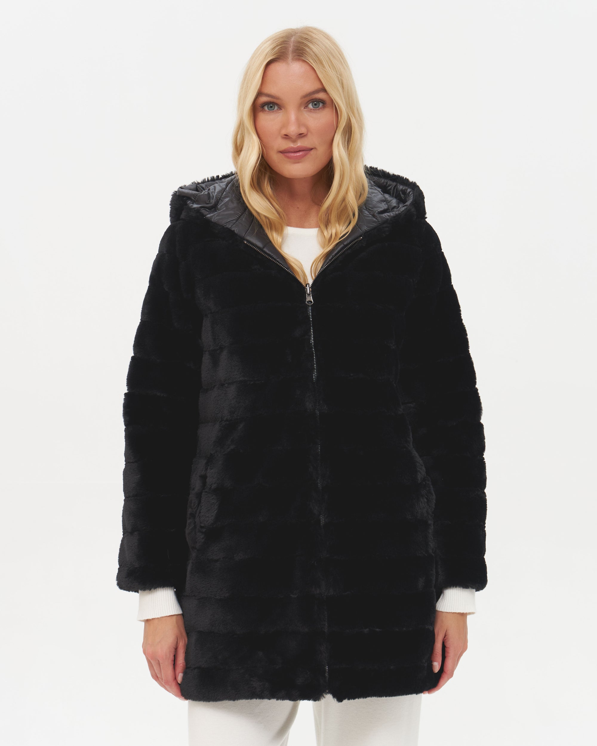 Wendejacke mit Kapuze