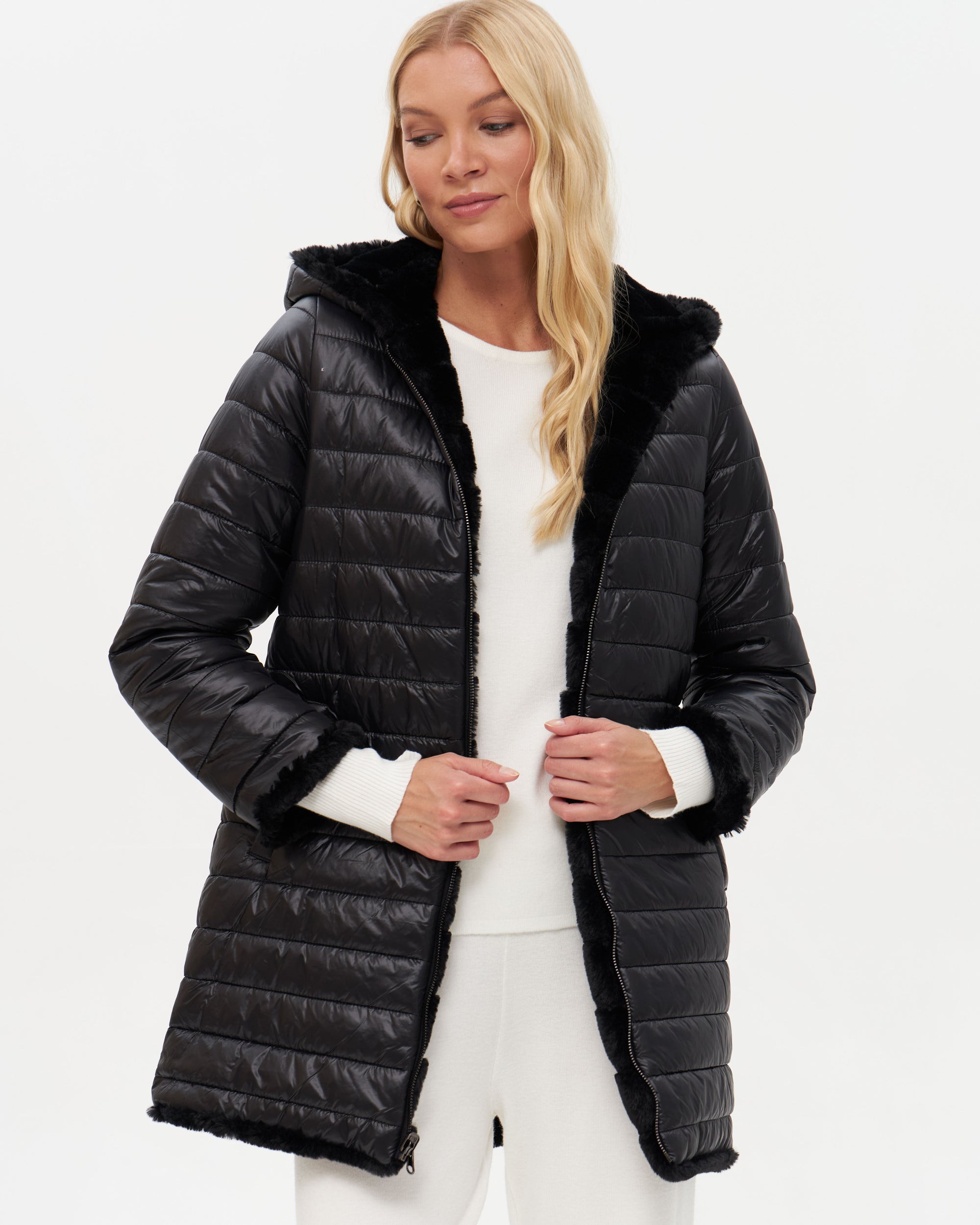 Wendejacke mit Kapuze
