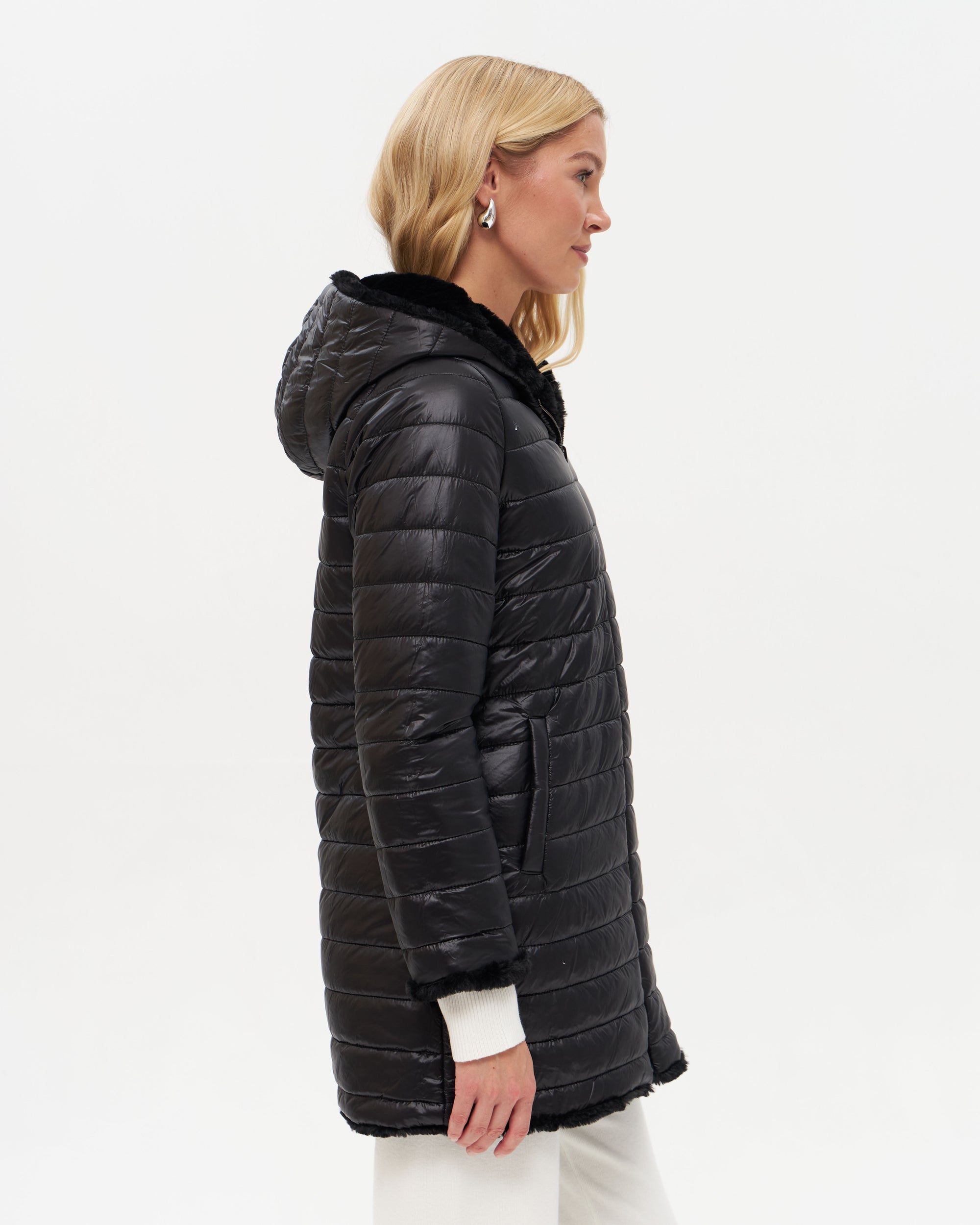 Wendejacke mit Kapuze