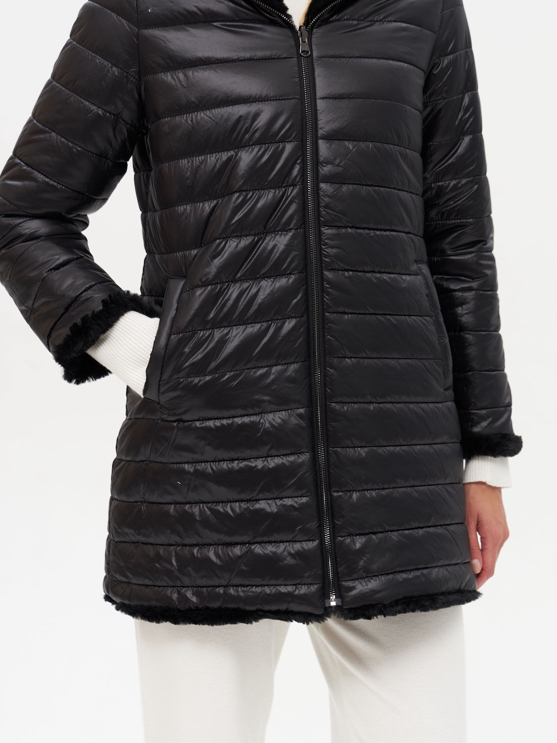 Wendejacke mit Kapuze