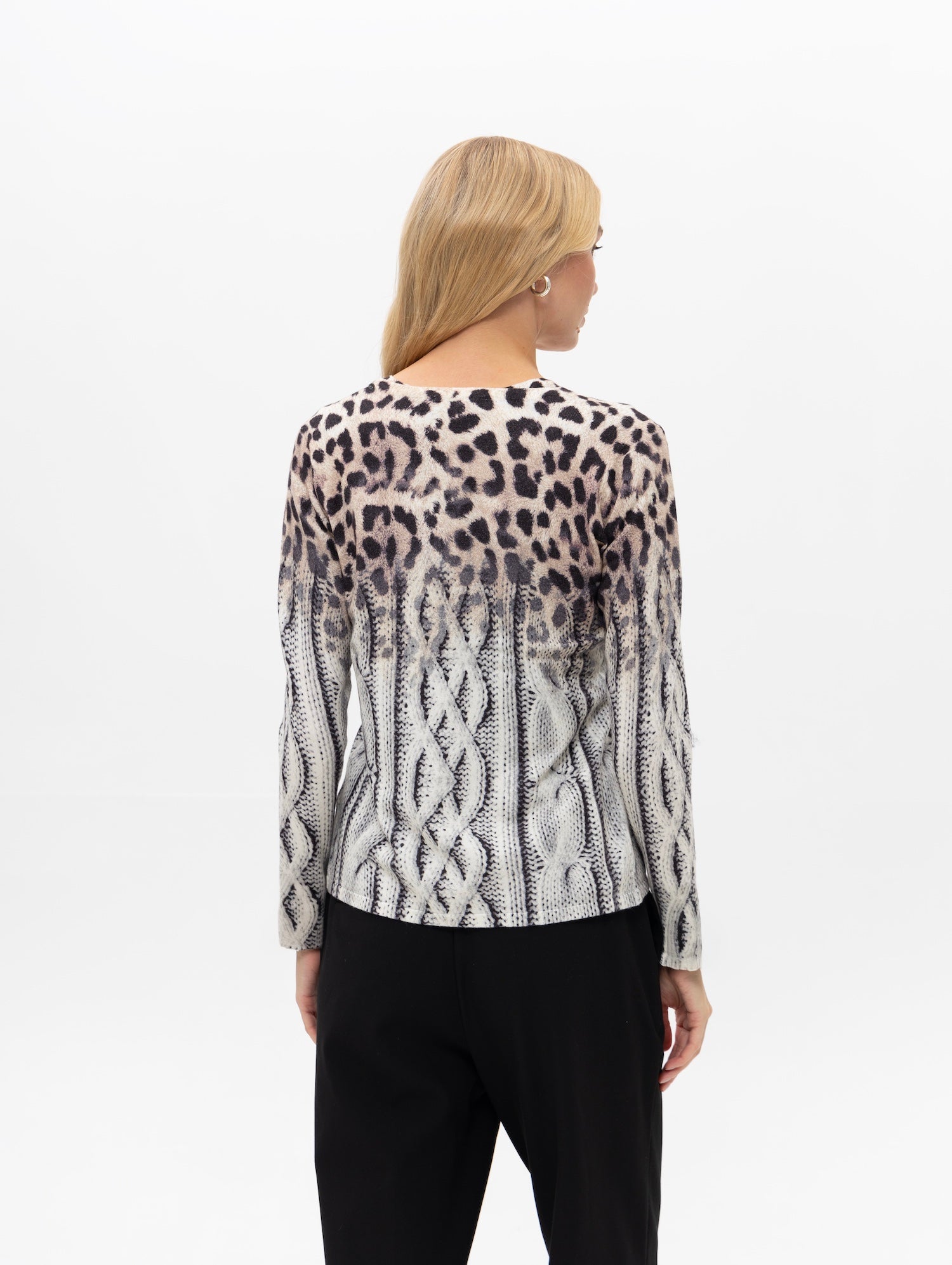Twinset mit Animalprint